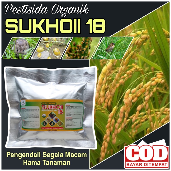 Pestisida Pembasmi Tikus, Pestisida Organik Hama Padi SUKHOI18, Obat Hama Tanaman lalat buah