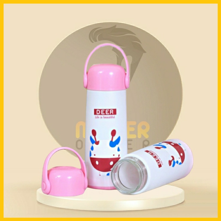 [COD] BOTOL MINUM ANIMAL TALI KARET UKURAN 400ML - BOTOL MINUM PLASTIK