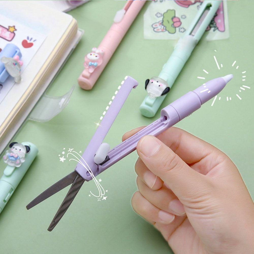 Gunting Graver Lipat Agustina Portable Stainless Steel Kantor Sekolah Siswa Stationary Paper Scissors