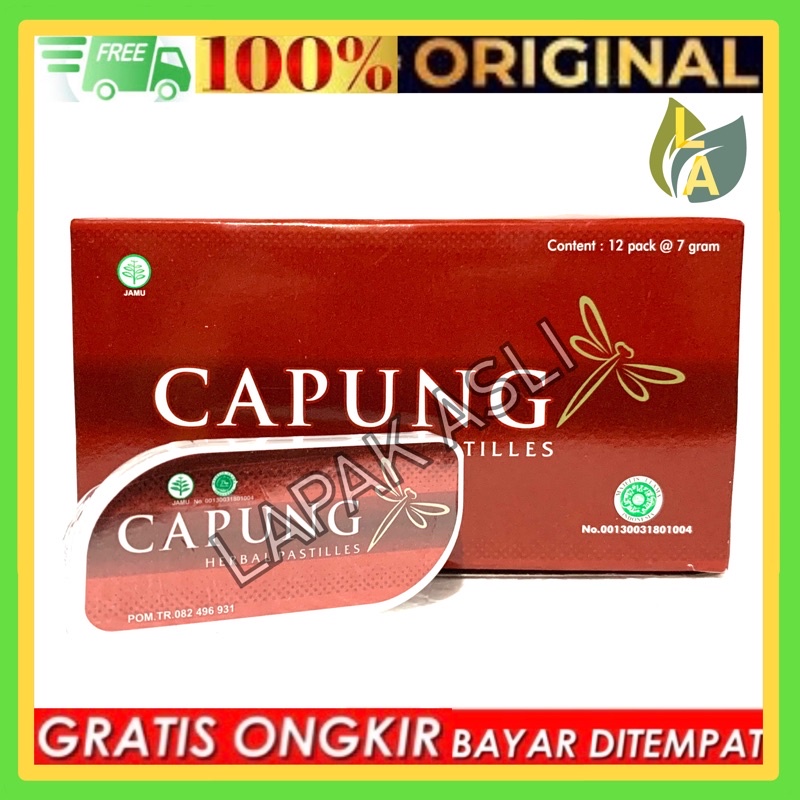 Capung Herbal Pastilles - Permen Hisap Untuk Meredakan Batuk