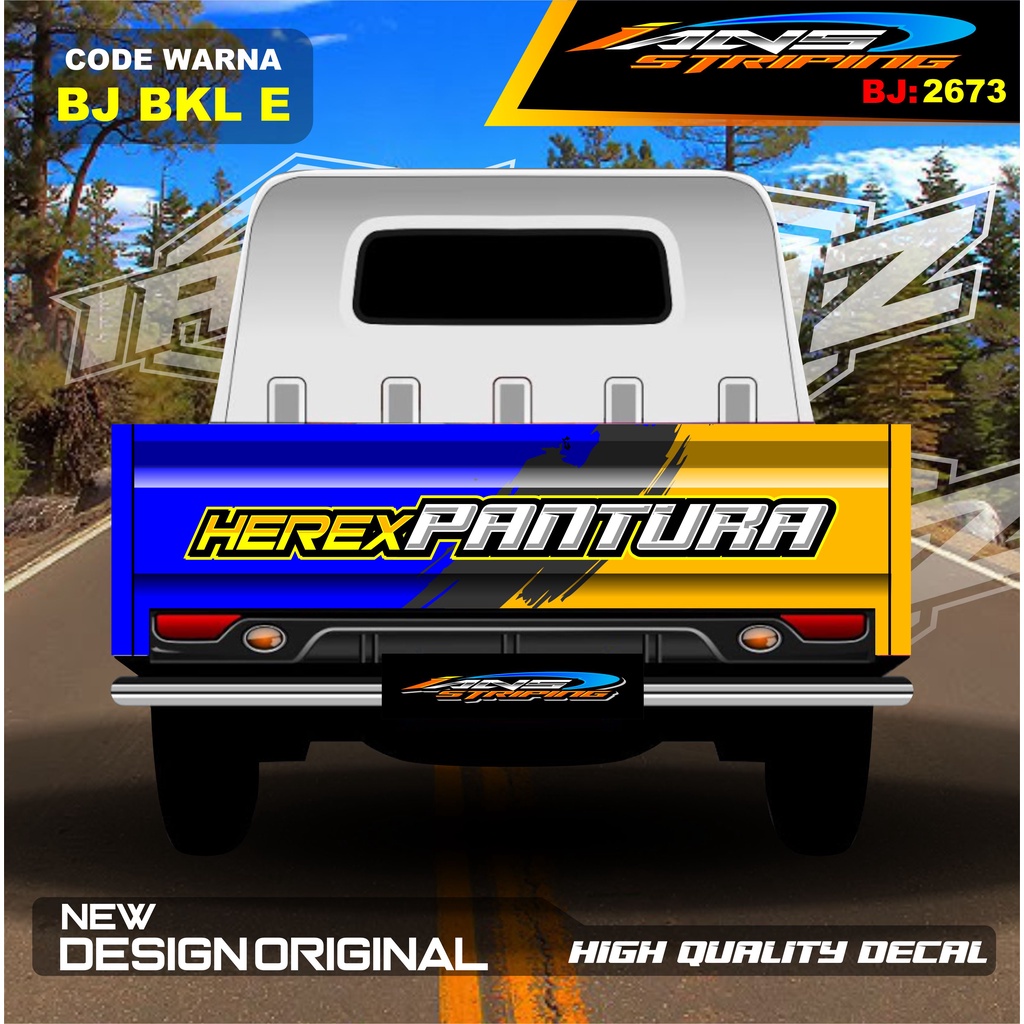 STICKER DECAL GRANMAX PICK UP / STIKER BAK BELAKANG GRANMAX / DECAL STICKER MOBIL GRANMAX