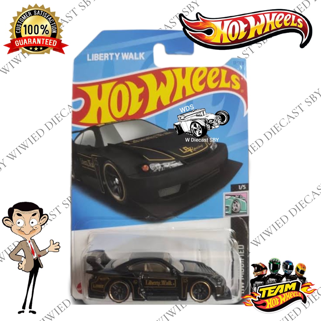 Hot Wheels Nissan Silvia S15 LBWK Hitam LB Super Silhouette Liberty