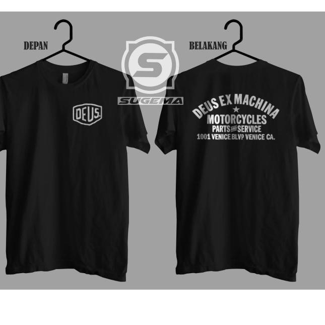 Kaos - Baju - Tshirt Deus Ex Machina 02 - Hitam, S