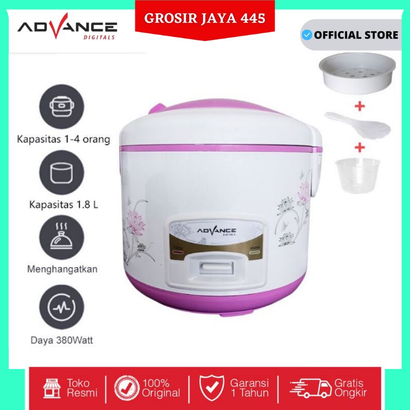 ADVANCE G-20 Rice Cooker 1.2 Liter / Penanak nasi advance