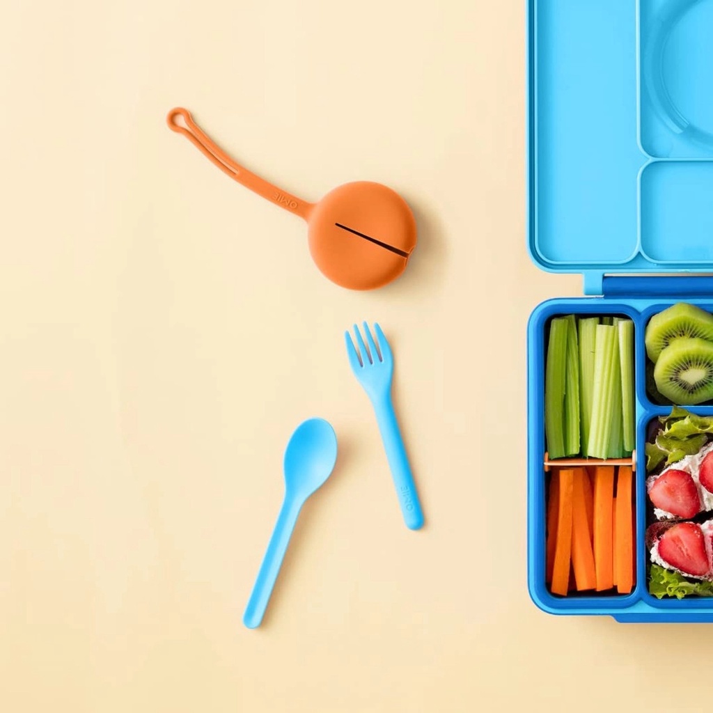 OmiePod Set Sendok Garpu Holder dari Omie Life OmieLife Pod