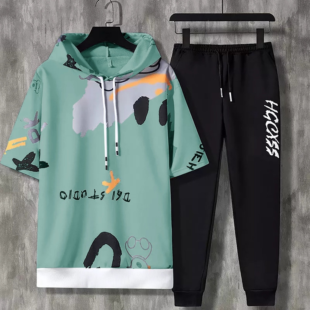 COD/ARPIOSSHOP - STELAN KP - SETELAN PRIA SATU SET ( HOODIE + JOGGER )