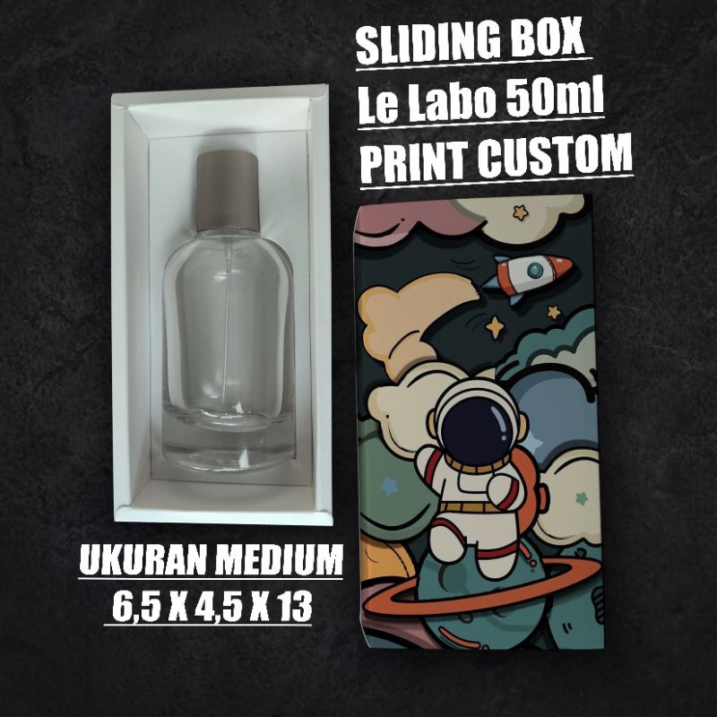 

SLIDE BOX CUSTOM / LE LABO 50ml / Custom Sliding Box untuk Botol Lelabo