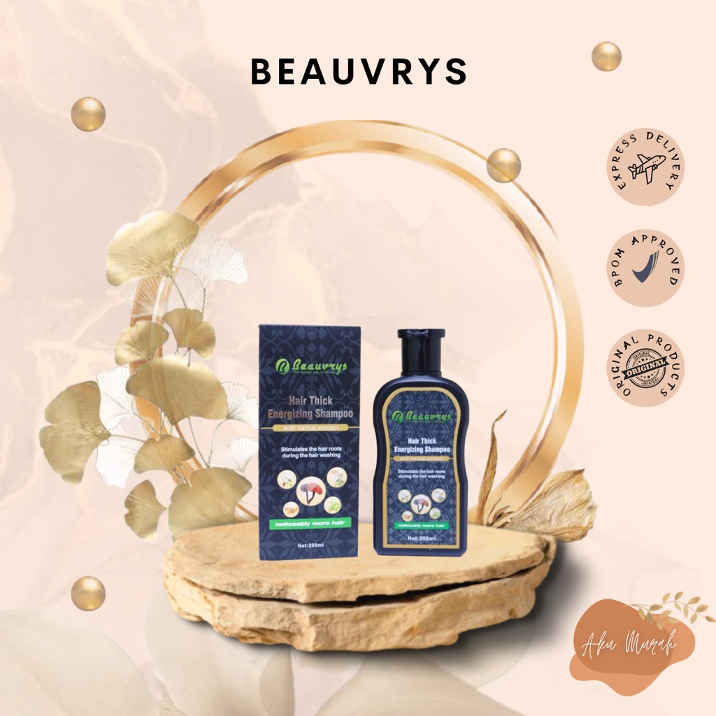 ✨ AKU MURAH ✨Beauvrys Hair Thick Energizing Shampoo