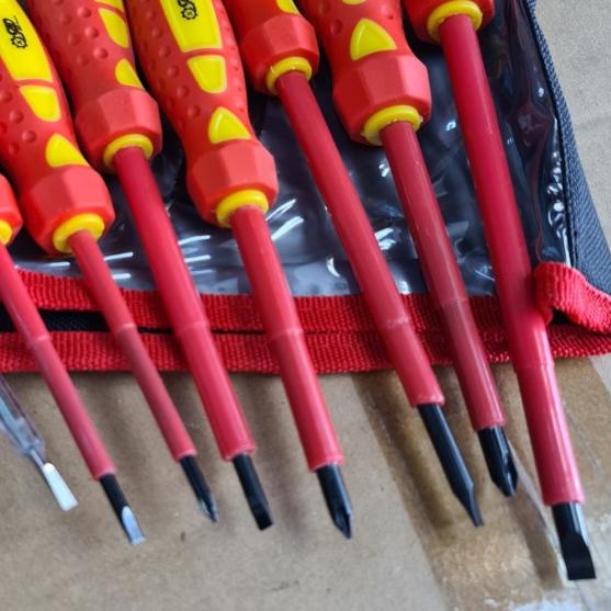 Obeng listrik set 8pcs 1000 v obeng listrik 1000 volt