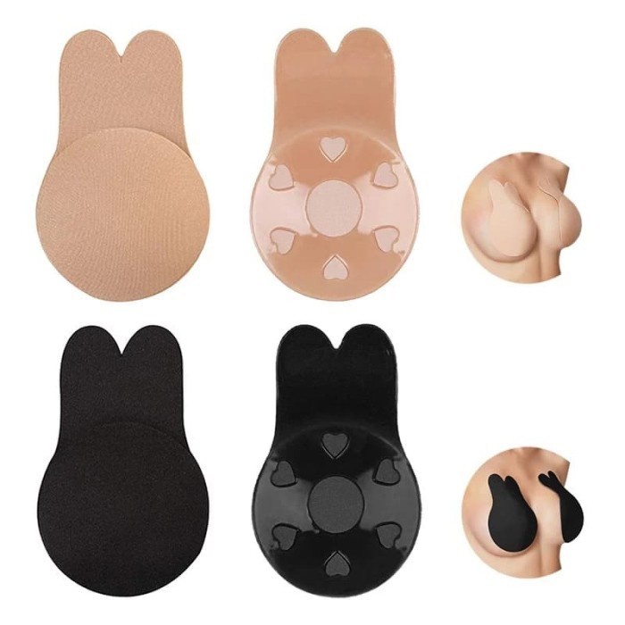 FMFIT SEPASANG Silicone Breast Tape Lifter NIPPLE COVER PENUTUP PUTING