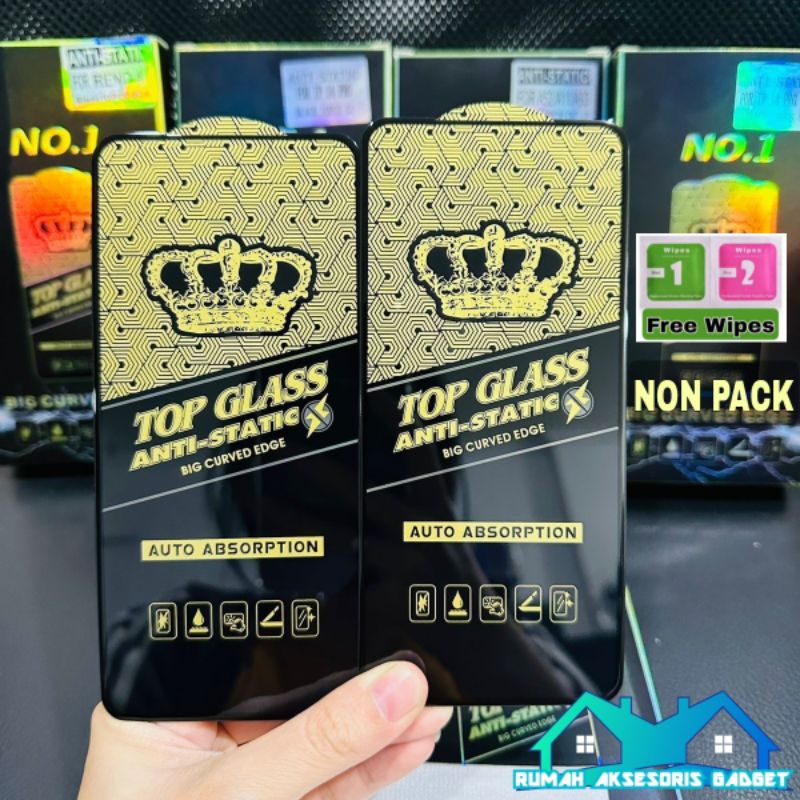 Tempered TOP glass TG full anti static Samsung A03 A20S A13 4G A23 A50 A50S A30S A04 A04S A04E A12 M12 A21S A52 A52S A51 M40S A71 A22 5G A32 A33 A53 A73 A14 anti air minyak baret lebih kokoh kuat