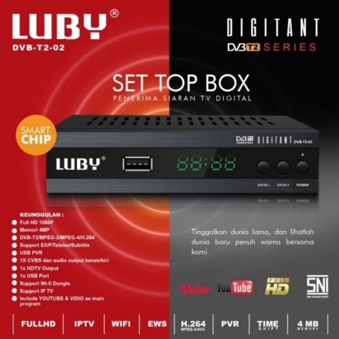 [XM] Set Top Box Digital Tv Setopbok Tipi Set Tobok Siaran Tv Luby