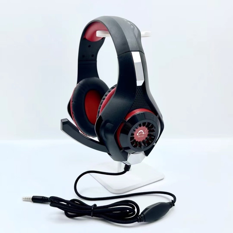 [FX-02 ] HEADPHONE MUSIC PRO GAMING FX-02 /HEADSET GAMING  COLOURS TYPE FX-02