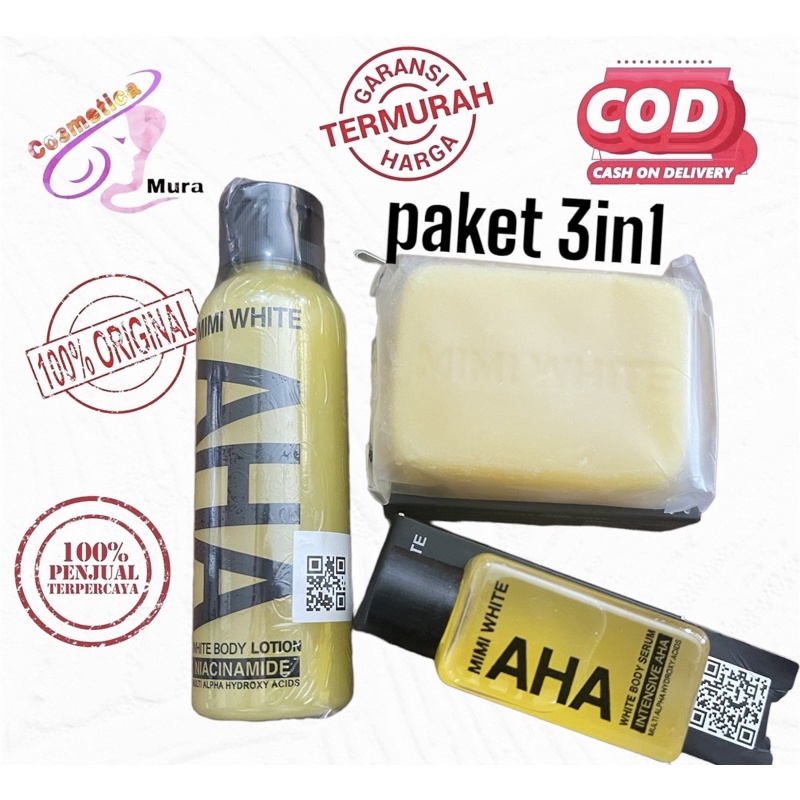 pake 3in1 mimi white - paket pemutih super mimi white 3in1