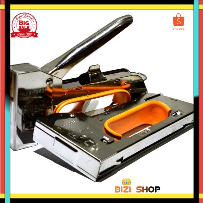 

Gun Tacker Staples Staple Stapler Tembak Kertas Kayu Jok 13/4-6-8mm