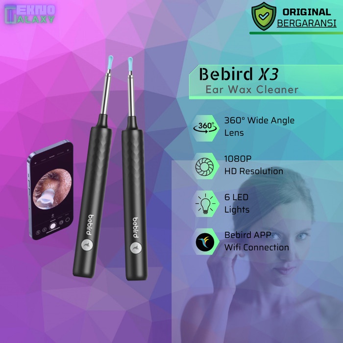 Pembersih Telinga Bebird X3 Ear Cleaner Kamera Pembersih Telinga Korek Kuping
