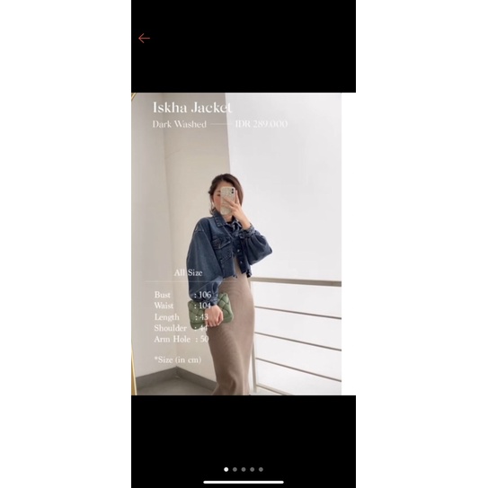 ishka denim jacket claryn the label