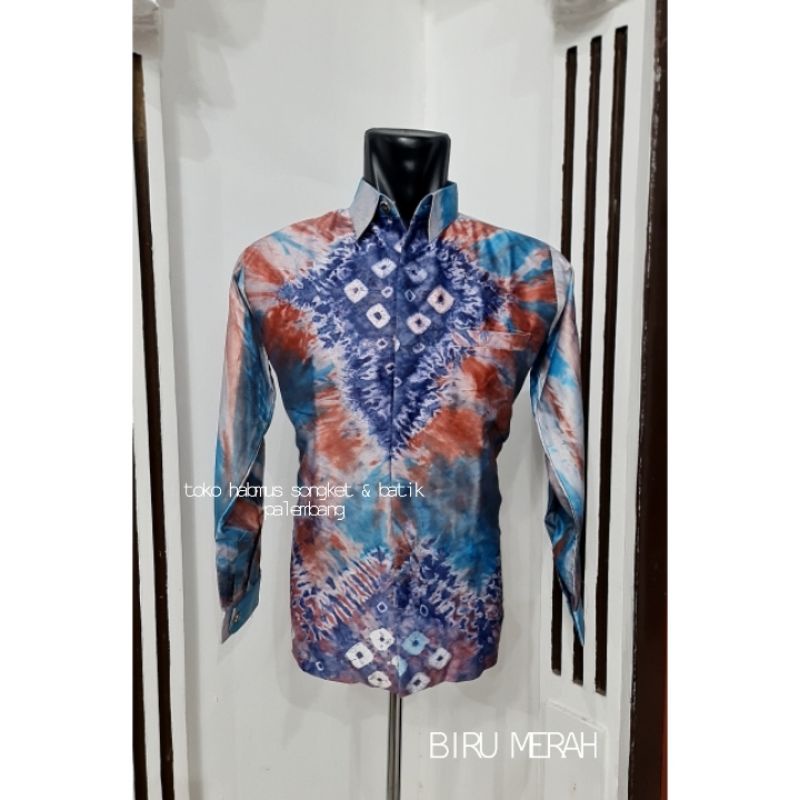 KEMEJA PRIA JUMPUTAN PALEMBANG HANDMADE SUTRA SILK