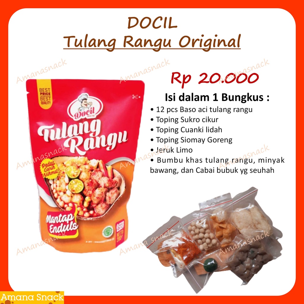 Paket 12 pcs Boci mantap jiwa, geprek, korean, white Curry tulang rangu original dan geprek