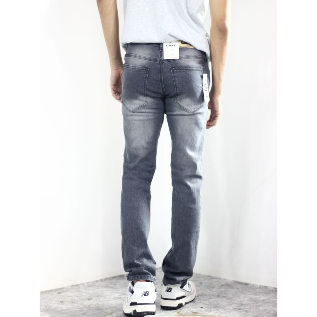 celana jeans sobek lutut pria  / jeans pria sobek / jeans pria slim fit abu abu / jeans panjang pria sobek / jeans slimfit pria sobek