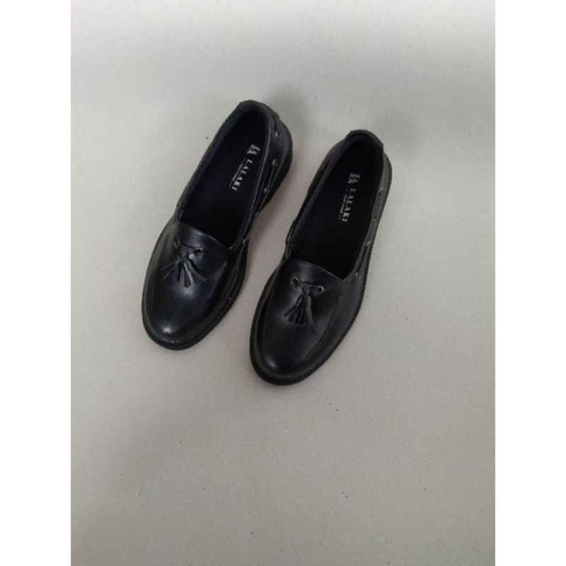 sepatu loafers pria versi outsole black XANDER MEN BLACK