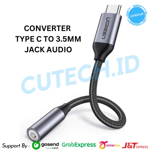 UGREEN AUDIO ADAPTER CABLE / CONVERTER TYPE C TO 3.5 MM AUX JACK