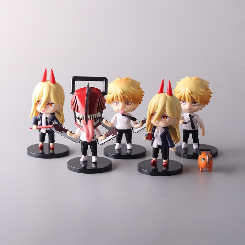Chainsaw Man Figure Pochita Denji Power Anime Action Figure Doll