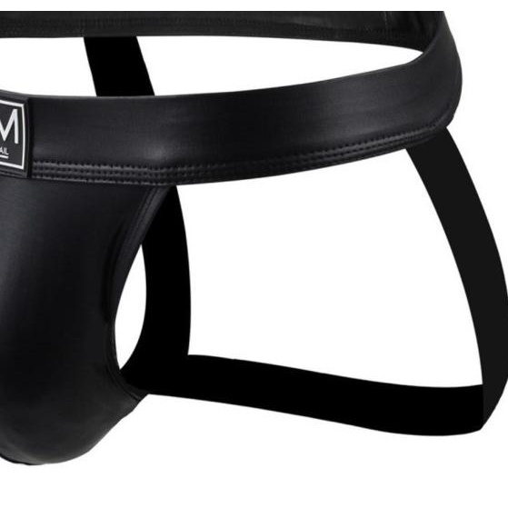 Jockstrap Semi - Leather Like (Faux Leather) - JOCKMAIL - Celana Dalam - XL