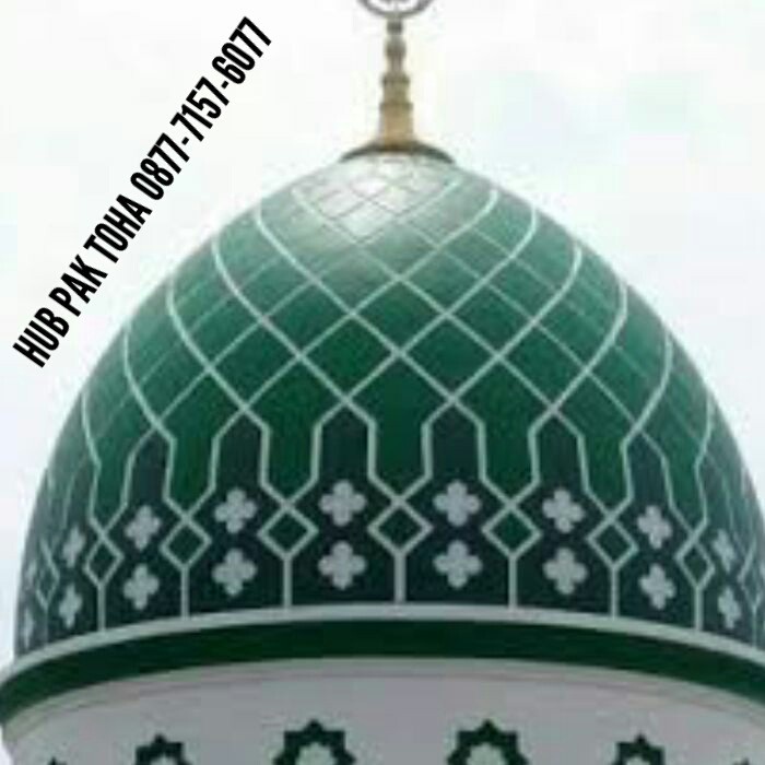 Promo GRC kubah masjid/musola motif plus