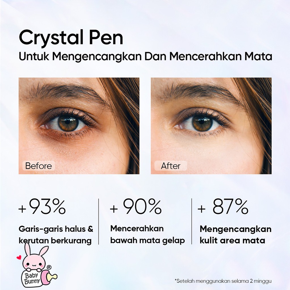 ❤ BELIA ❤ SKINTIFIC 360 Crystal Massager Lifting Eye Cream Krim Mata | BPOM