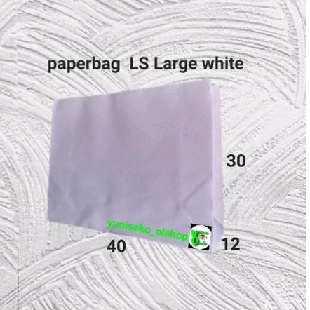 

paperbag LS Large white (40×12×30)