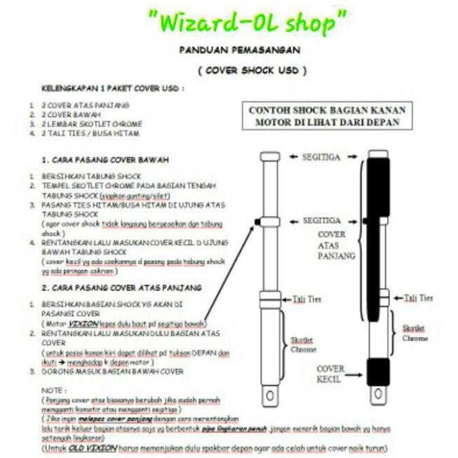 GSX R 150 SUZUKI COVER SHOCK USD