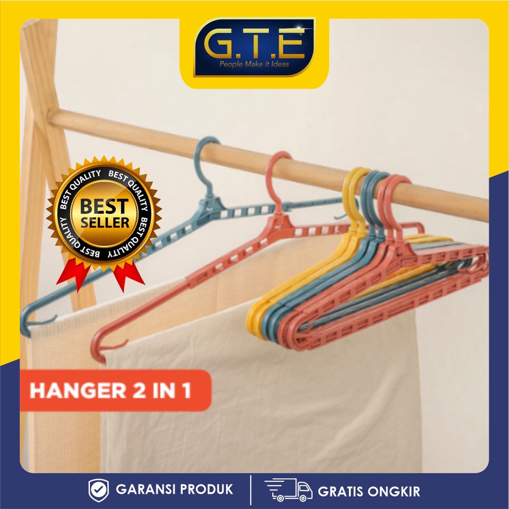 GTE | Gantungan Tarik Hanger Handuk Lebar Gerigi / Gantungan Tarik Hanger Sajadah