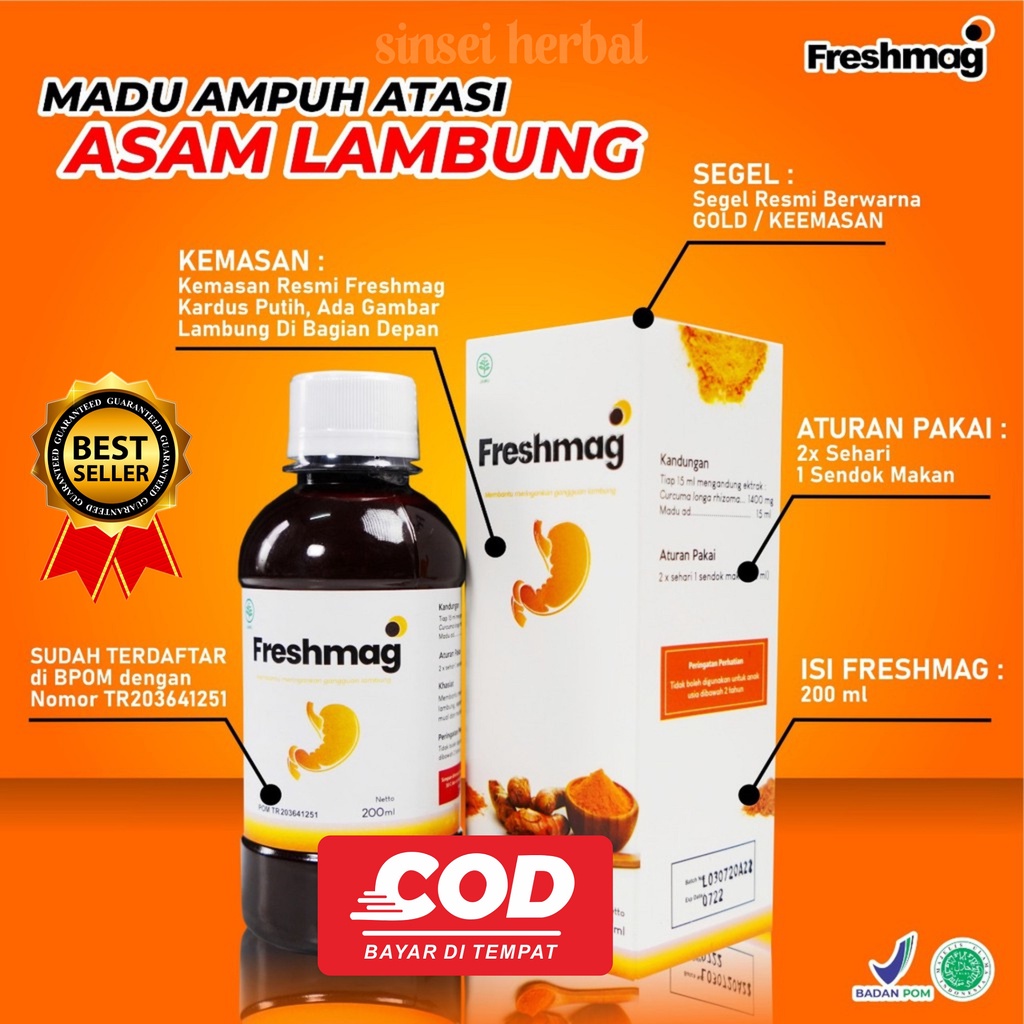 Jual Madu Freshmag Madu Herbal Solusi Efektif Atasi Asam Lambung Maag Gerd Gangguan