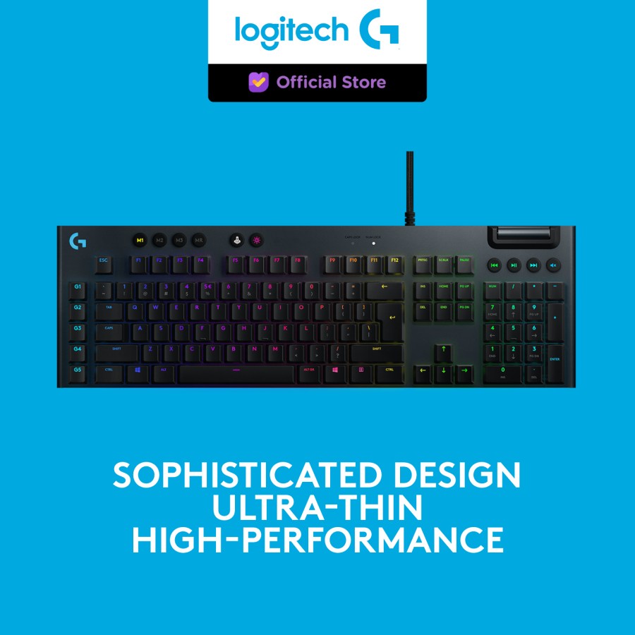 Logitech G813 LightSync RGB Mechanical Gaming Keyboard GL Clicky