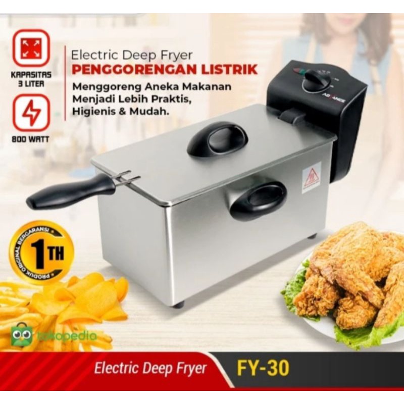 Jual Advance Electric Deep Fryer FY-30 Menggoreng Dengan Listrik 3 ...