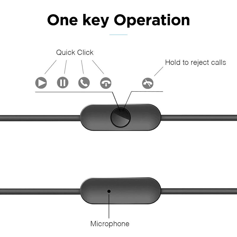 1More Piston Metal Stereo Earphone with Mic - E1009 (Original)
