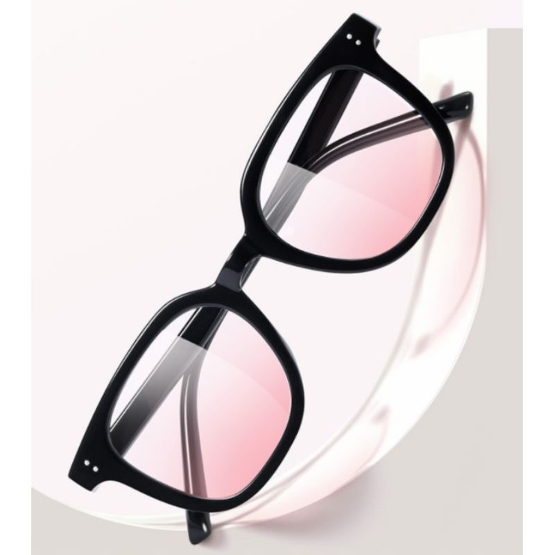Kacamata Hitam Lensa Pink Gradasi Anti Radiasi