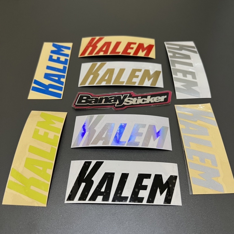 STICKER Stiker KALEM CUTTING