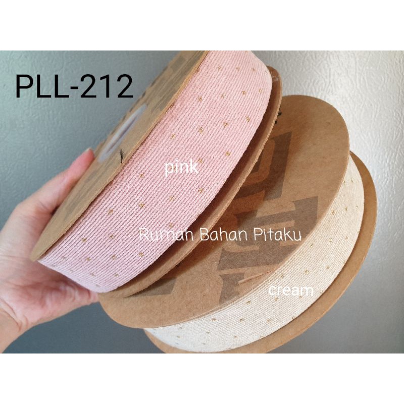 RST ( PLL-212) PITA KOREA CORDURAY UKURAN 1,5" (3,8 CM), HARGA per-YARD (=90CM)