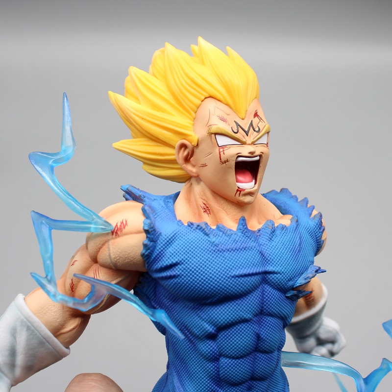 Mainan Action Figure Model Anime Dragon Ball Z Majin Vegeta Bahan PVC Ukuran 27cm