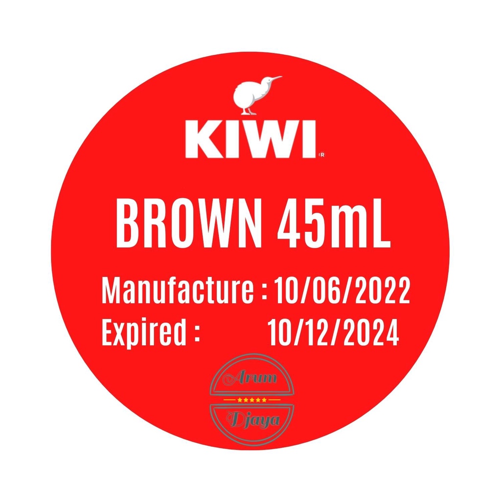 Kiwi Semir Sepatu Coklat Kiwi Paste SP Shoe Polish Semir Sepatu Brown 45mL