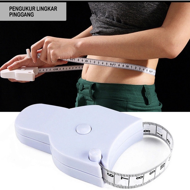 ALAT UKUR BODY OTOMATIS - Automatic Telescopic Tape Measure Body Measuring Tape Centimeter Tapes For Body Meter Measure Metric Tapes Sewing Ruler Tools