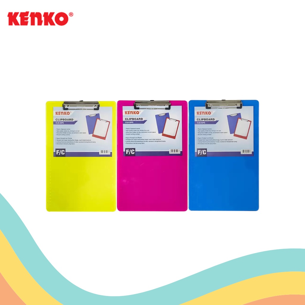 

CLIPBOARD KENKO F4 CLB-35PS (1 PCS)