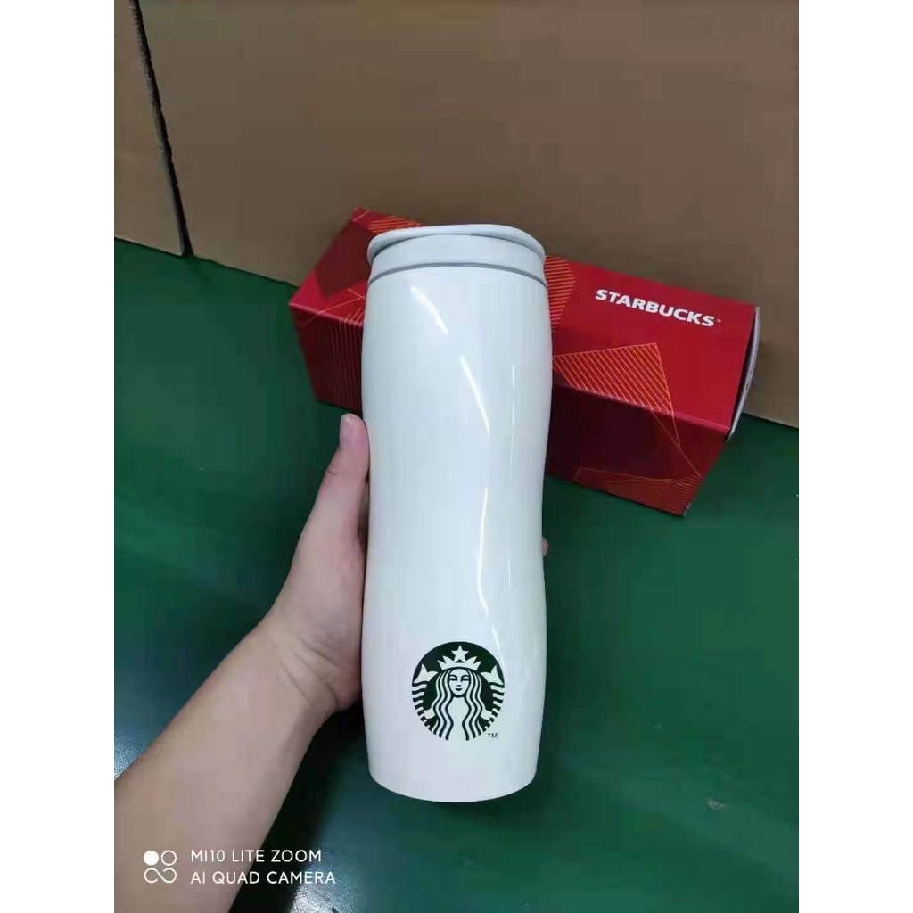 NEW Christmas Tumbler Starbucks Cup Stainless Steel Tumbler High Capacity 591ml Hadiah Natal