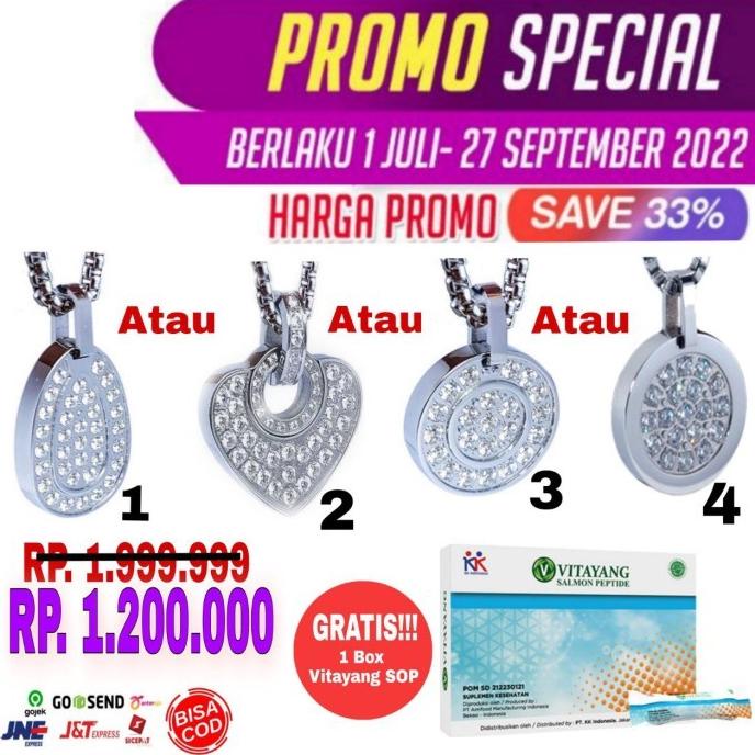 Promo Spesial Kalung Kesehatan KKL Liforce Made in USA Anti Radiasi