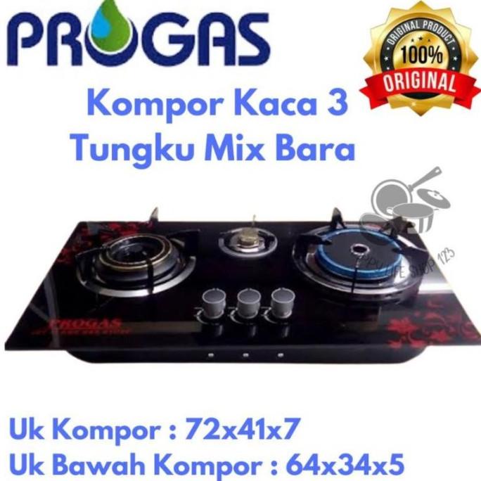 KOMPOR TANAM PROGAS 3 TUNGKU MIX BARA/KOMPOR TANAM PROGAS 3 TUNGKU GAS AFF546D65DF