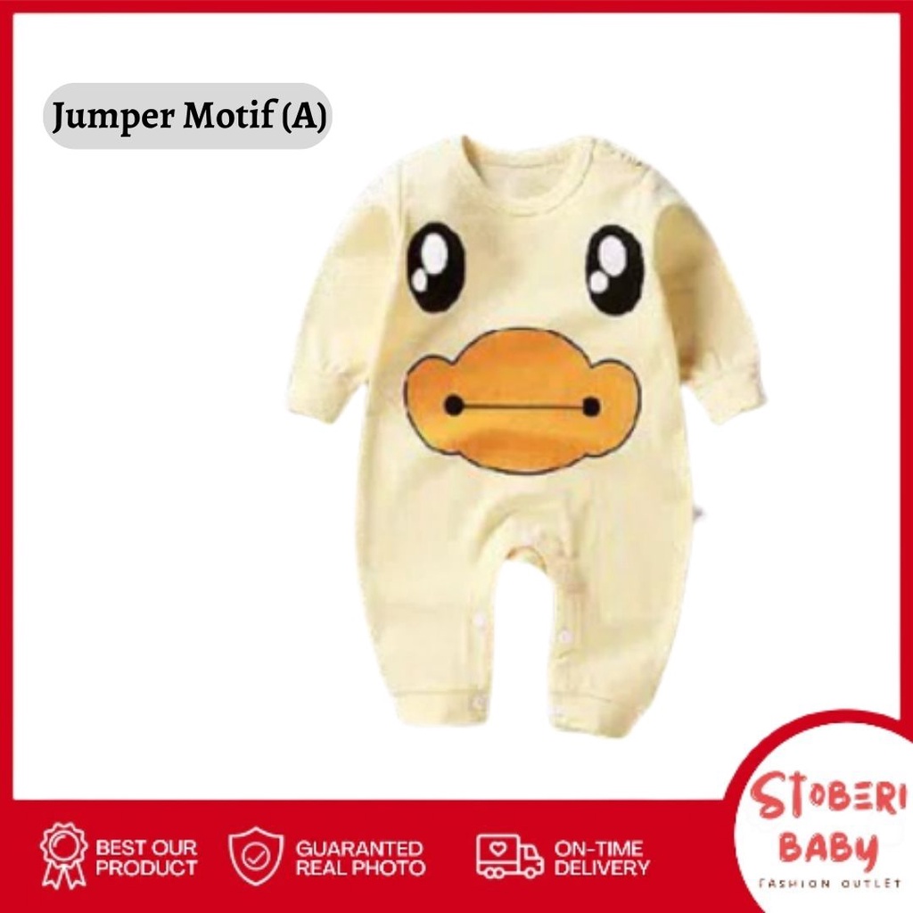 stoberi baby - JUMPER BAYI PANJANG IMPORT 0-6 bulan / romper bayi baju bayi jumper lucu bayi 100% import A1