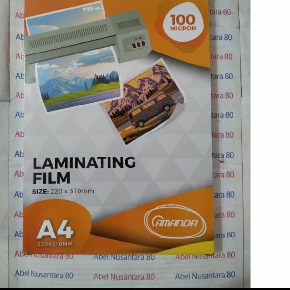 

Plastik Laminating A4 Amanda isi 100pcs