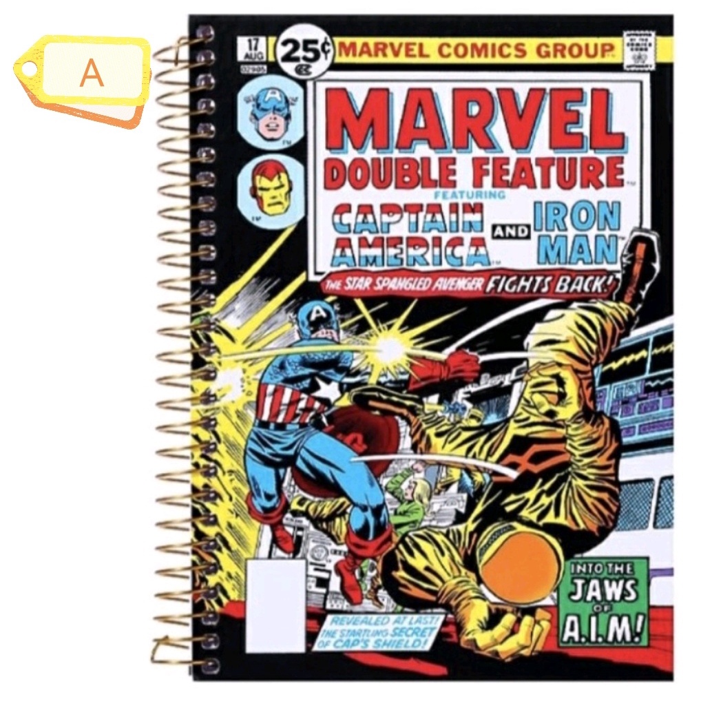 [SALE] Miniso Marvel Wirebound Book - Memo book